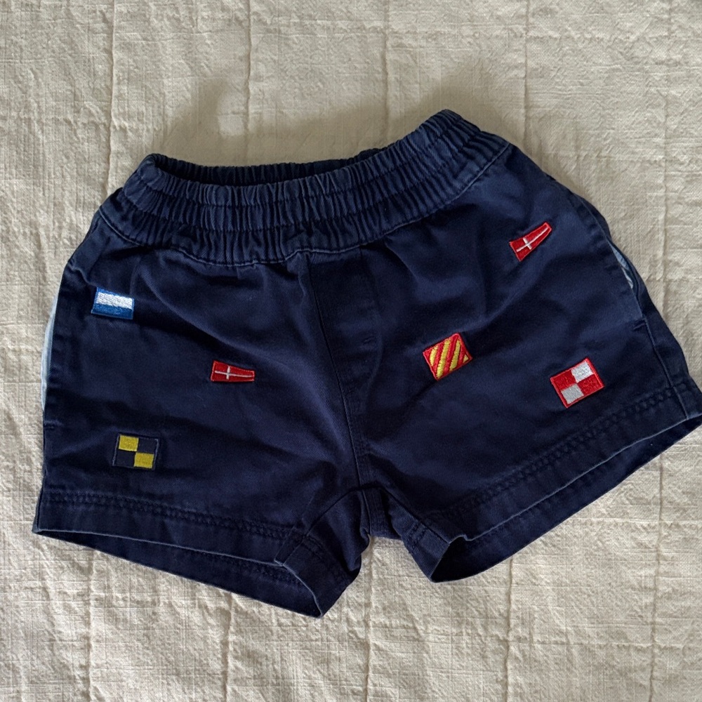 The Beaufort Bonnet Company Navy Shorts